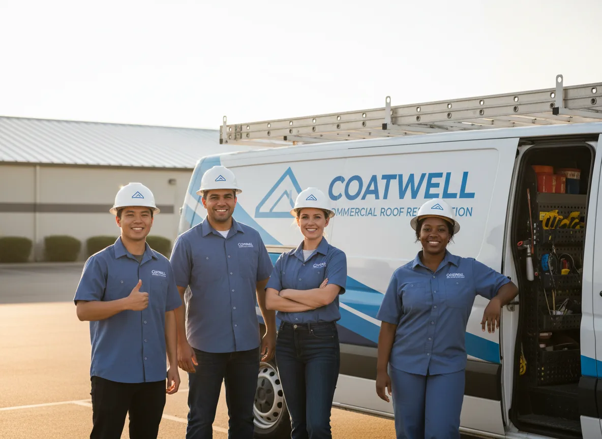 Commercial roof coating company in Ellsworth, IL